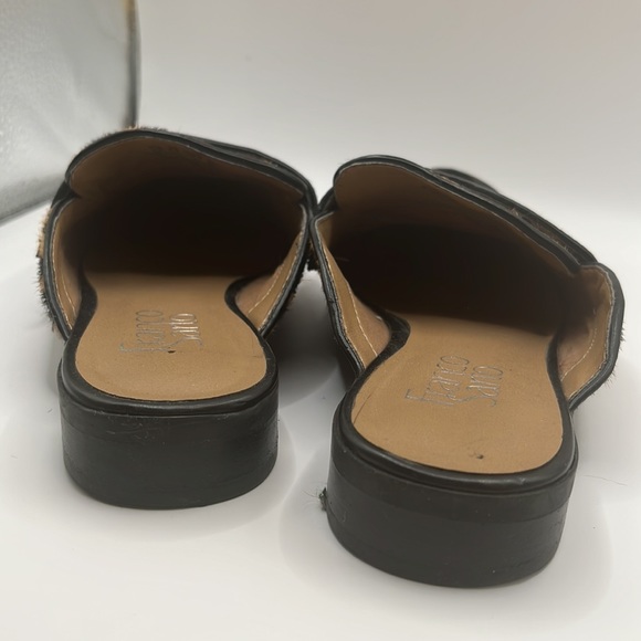 Franco sarto leopard print pointed toe mule shoes size 6.5 calf skin Preloved - Picture 2 of 3